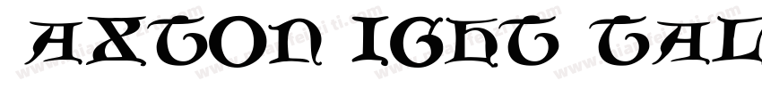 Caxton Light Italic BT字体转换